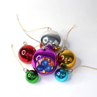 China Classic 4CM / 6CM / 8CM Sublimation Christmas Decoration Ornaments Printed Hanging Ball Pendant for sale