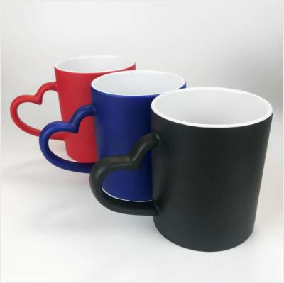 China Wholesale Stocked Rubysub MX06 Sublimation 11OZ Ceramic Mug Coated Color Changing Mugs for sale