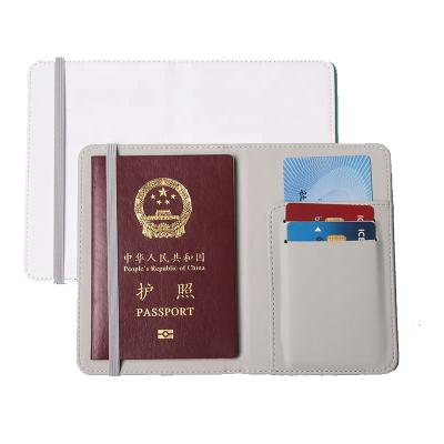 China 100% Blank Blank Color Eco-friendly Passport Sublimation Wholesale Price PU Leather Custom Passports Coer for sale