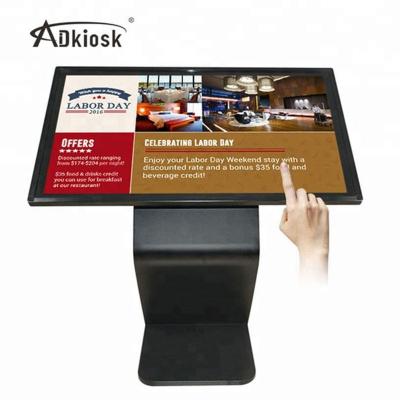 China 43 inch indoor horizontal full hd advertising display shopping mall digital signage touch screen kiosk for sale