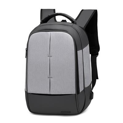 China With USB Large Capacity Laptop Backpack With Usb Charging Left Bag Men for sale