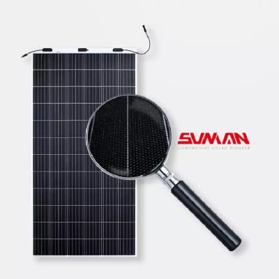 China Hot Selling Sunman Solar Panel 430w Flexible Lightweight Mono Solar Panel PERC Solar Panels For Boat RV 166mmx166mm for sale