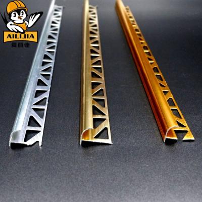 China 1 X12 Tile Modern Decorative Corner Furniture Metal Trim for sale