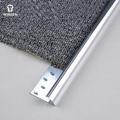 China Modern Aluminum Flooring Trim For Carpet Strips And Flooring Accessories For Edge Trim for sale