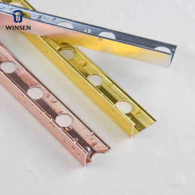 China Modern Factory Selling L Shaped Gold Tile Trim for sale