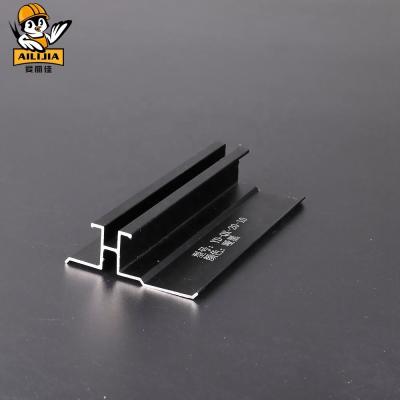 China Modern Customize Color Matt Black Tile Trims Ceramic Wall for sale