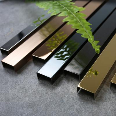 China Factory Sale Modern U Channel Stainless Steel Corner Strips Trim for sale