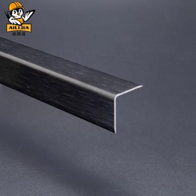 China Modern Factory Wholesale Price L Shape Black Tile Corner Trim for sale