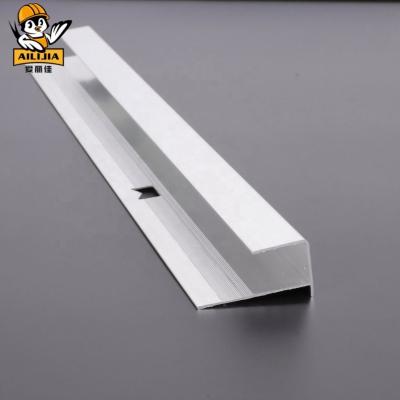 China Modern Made In China Silver Aluminum Tile Trim 12Mm for sale