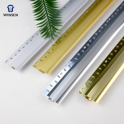 China Foshan Modern Aluminum Corner Mat Transition Strips Edge Tile Trim Aluminum Threshold for sale