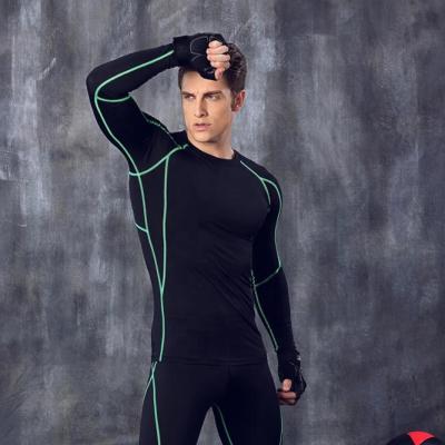 China China Antibacterial Wholesale Mens Clothing Gym Sport Wear Tight Mens T Shirts for sale