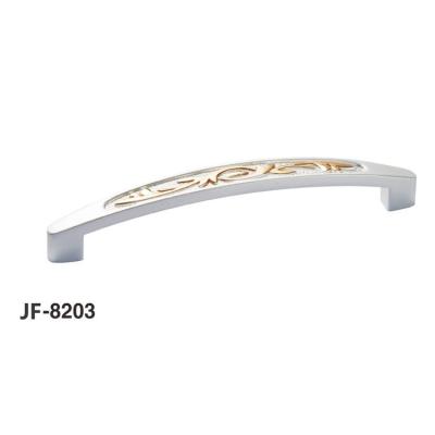 China Modern Top Selling Guaranteed Quality White Zinc Long Lever Handles For Cabinet for sale