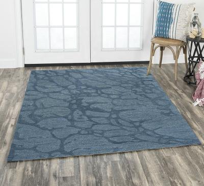 China Non-slip hand tufted rug with cut&loop pile interior design rug China factory for sale