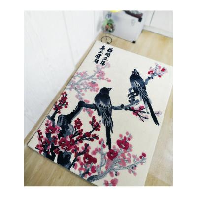 China Non-slip Chinese Traditional Design Blanket Hand Embellished Home Decor Blankets for sale