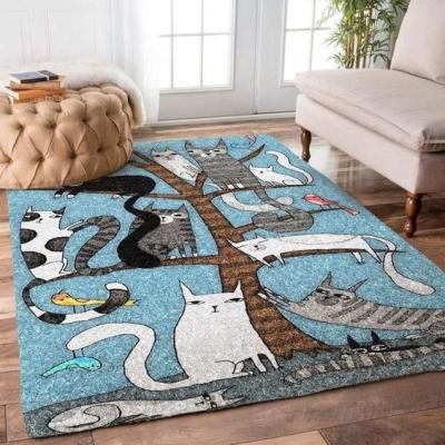 China Cartoon Design Non-slip Rug And Blanket For Kids Room Modern Design Handmade Blanket for sale