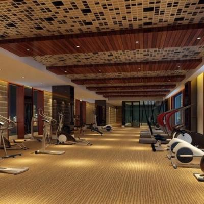 China Non-slip wool and nylon rug gym club mat hotel commercial carpet for sale