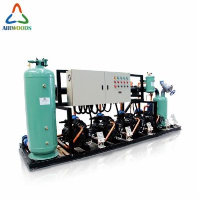 China Refrigeration Parts Indoor Industry Mushroom Compressor Air Growing Condenser for sale