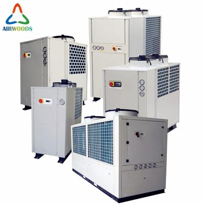 China Producing Cold Water High Efficiency Air Cooled 10 Ton Capacity Industrial Cooling Water Chiller for sale