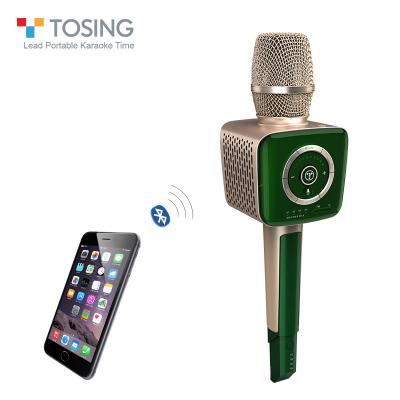 China Handheld Microphone Blue Tooth Karaoke Microphone Speaker Tosing V1 Support Duo Chorus UHF Best HIFI Radio for sale