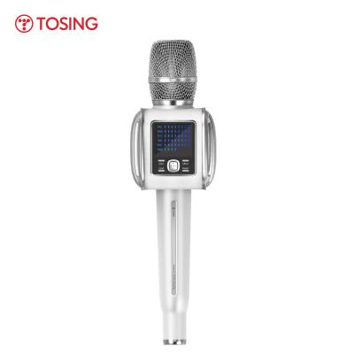 China Hot Bel 2021 Singing Tosing g6 Karaoke Microphone 58mm Louder Speaker For Smartphone Table Singing for sale