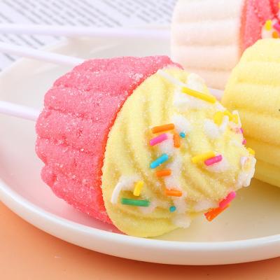 China OEM Full Size Custom Ice Cream Shaped Big Cotton Candy Marshmallow For Kids for sale