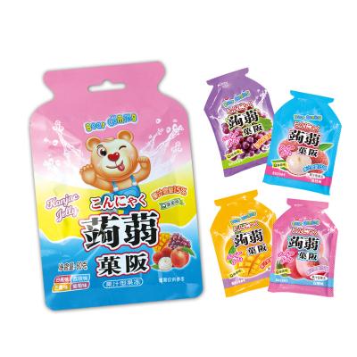 China New Style Bag Jelly Natural Wholesale Delicious Fruit Jelly Snacks for sale