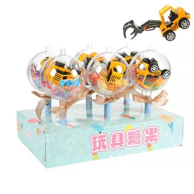 China Natural Excavator Toy Candy Interesting Hot Products Kids Favorite for sale