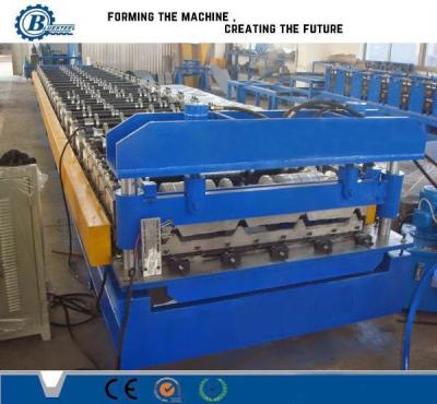 China Color Steel Metal Steel Roofing Sheet Roll Forming Line Hydraulic Automatic for sale