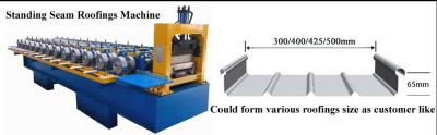 China Broodje die van de hoge snelheids het Bevindende Naad Machine voor Aluminium Buigend Dak vormen Te koop