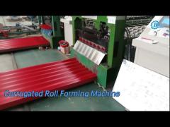 Roof Corrugated Roll Forming Machine 550MPa 5m/min Hydraulic High Precision