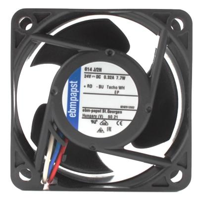 China Hotels In Stock 60*60*32mm 24V 7.7W 0.32A 614J/2H Inverter Ball Bearing Mini Axial Fan for sale