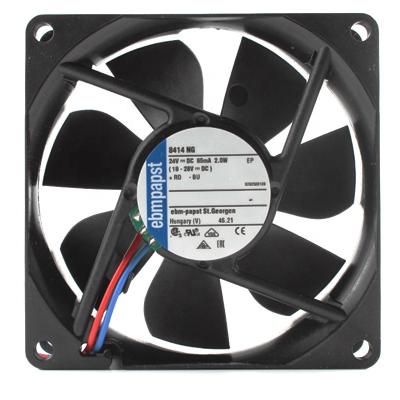 China Hotels In Stock 80*80*25mm DC24V 2.0W 85mA 8414NG 8025 Brushless Inverter Axial Fan for sale