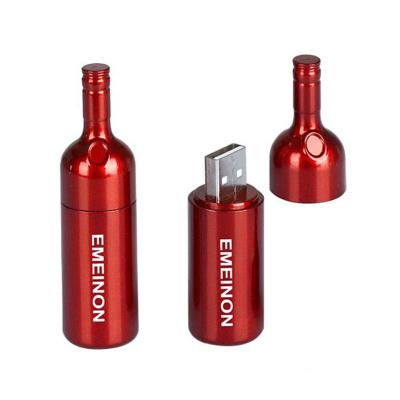 China Storage OEM Wine Bottle Shaped Pen Drive 64GB 32GB 16GB 8GB 4GB 2GB 1GB 512MB 128MB Beer Bottle USB Flash Drive Custom Brand USB Stick for sale