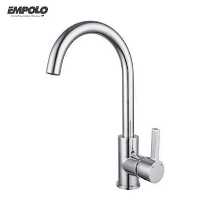 China Multiple other authoritative certifications pass chrome kitchen faucet kitchen faucet brass design for sale