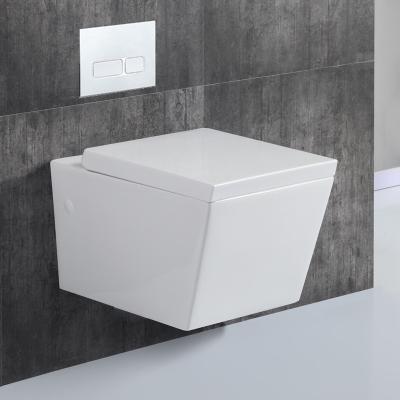 China New Concealed Cistern Design And Super Popular Siphonic Wall Hung Toilet Price for sale