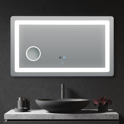 China Decorative Mirror Vanity LED Bathroom Magnifying Smart Mirror for sale