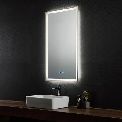 China Magnifying Smart LED Illuminated Backlit Mirror Bathroom Led Mirrors With Demister Weather For Make Up And Bath Room for sale