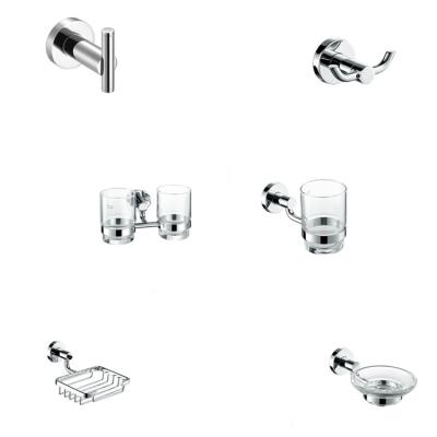 China Modern Modern Bathroom Chrome Stainless Steel Bathroom Hardware Accessories Set for sale