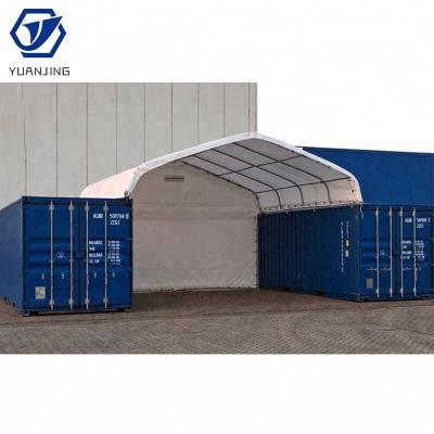 China UV Protection/Warterproof/Fire Proof New March Expo Design Telecom Shipping Container Hangar Shelter for sale