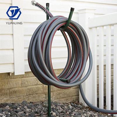 China Decorative Adjustable Garden Hose Hanger Hose Holder and Carrier for sale