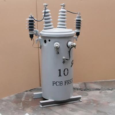 China Electric Power Industrial Oil Immersed Transformer Transformer Power Transformer Table Power Supplies Single Phase Polo Mounting for sale