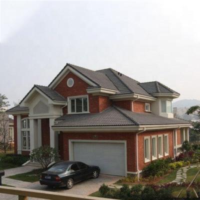 China Modern prefabricated luxury&security designs house light steel frame house prefab villas for sale