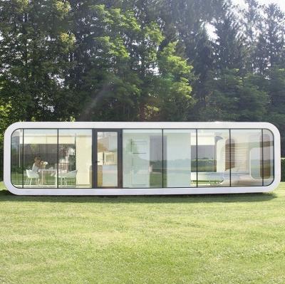 China Modern 20ft and 40ft modular house indoor home office pod apple cabin office pod house home for sale