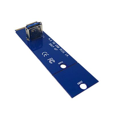 China PceA New NGFF m2 M.2 to USB3.0 PCIE 1X Adapter Cable Converter Board for sale