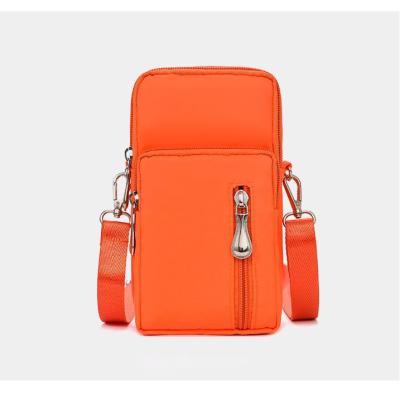 China High Quality Mobile Wallet Women's Large Capacity Solid Color Fashion Shoulder Bag Women's Zipper Cross - Body Bag for sale