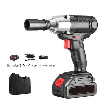 China Best Price Professional Power Wrench Set 500N.m Rechargeable Portable Multifunctional High Power Impact Wrench Professional Wrench Kit for sale