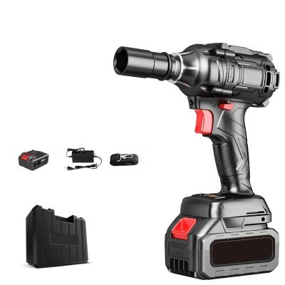 China Multifunctional 700 N.m High Power Brushless Impact Wrench Safety Portable Rechargeable Cordless Power Tools With Battery for sale