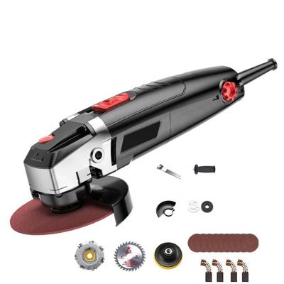 China Large Structural Grinding for Cleaning or Sliding Contact Grinding Variable Speed ​​Mini Electric Angle Grinder for Cutting Polishing for sale