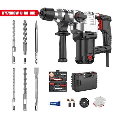 China Fast Concrete Construction 2J 1050W Demolition Hammer Jackhammer Electric Breaker Impact Hammer for sale