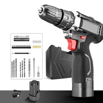 China Wholesale Electric Drill Professional Hand Machine Tools Woodworking Rechargeable Cordless Power Drills for sale